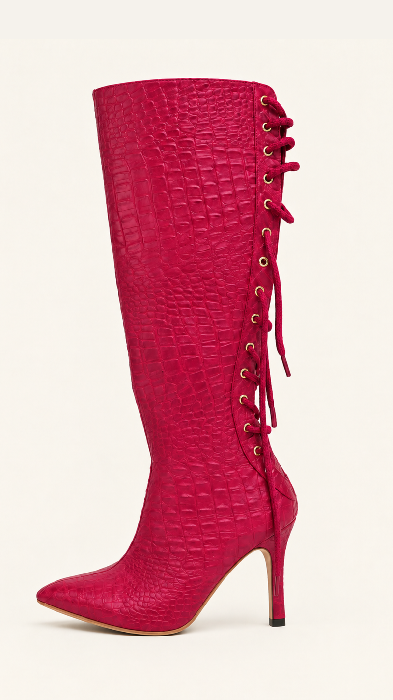 BOTAS MARIA FÉLIX ROJA