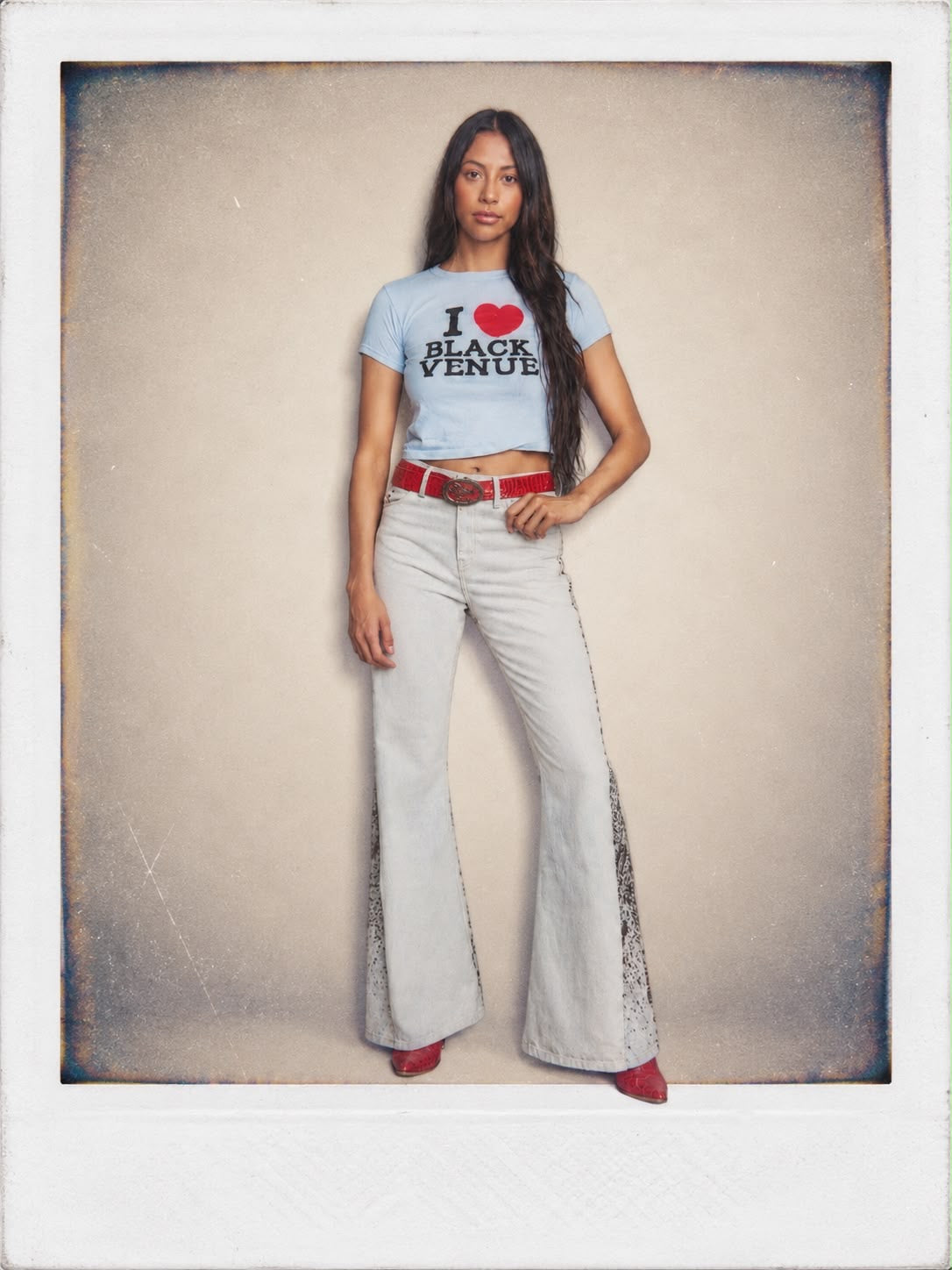 COWHIDE JEANS