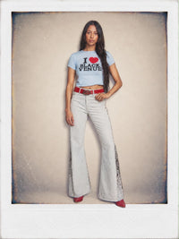 COWHIDE JEANS