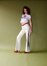 COWHIDE JEANS