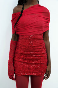 MAGIQUE RED DRESS