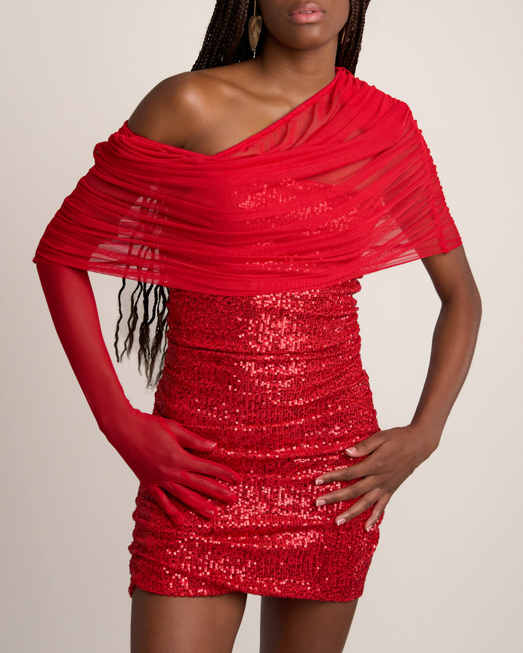 MAGIQUE RED DRESS