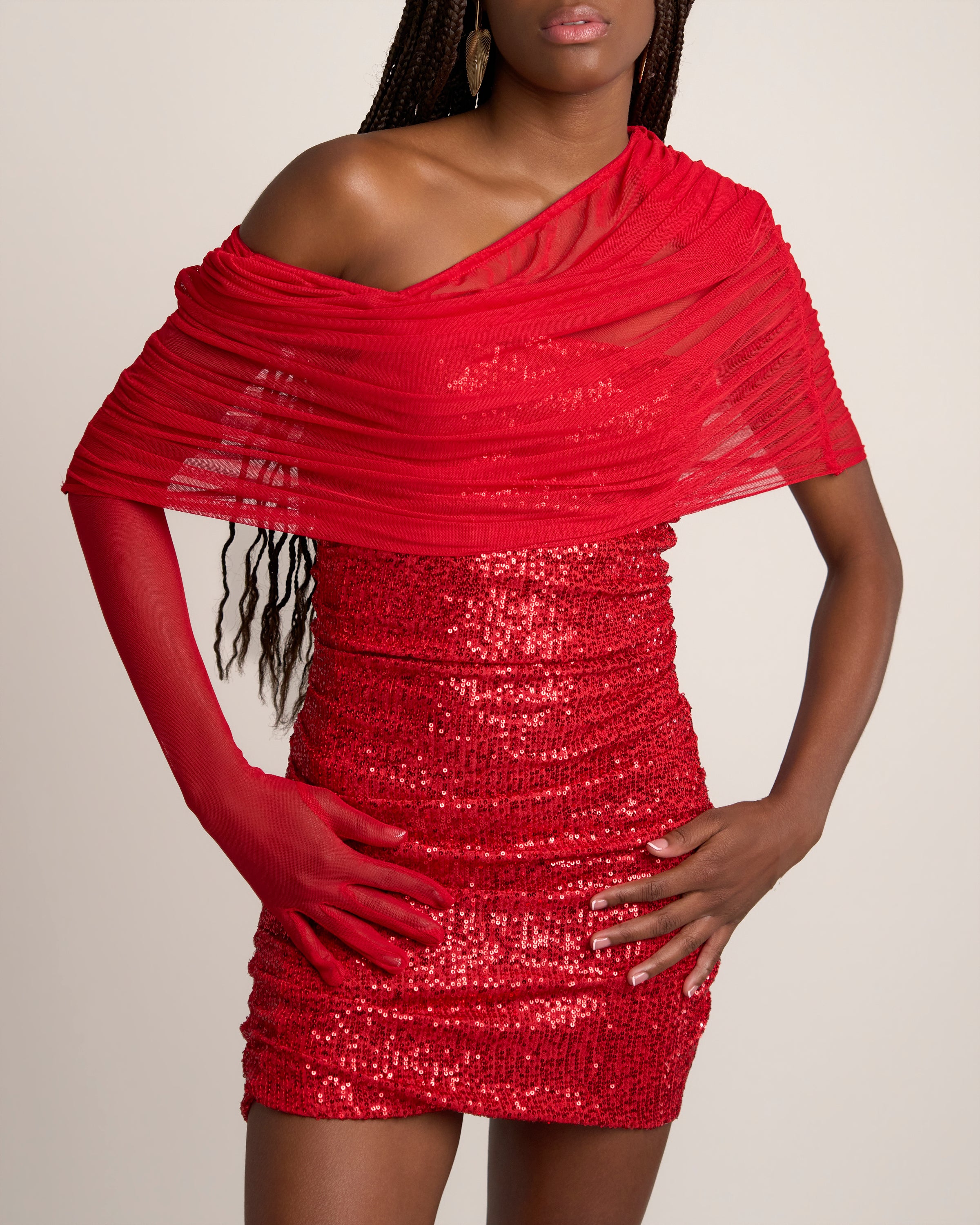 MAGIQUE RED DRESS