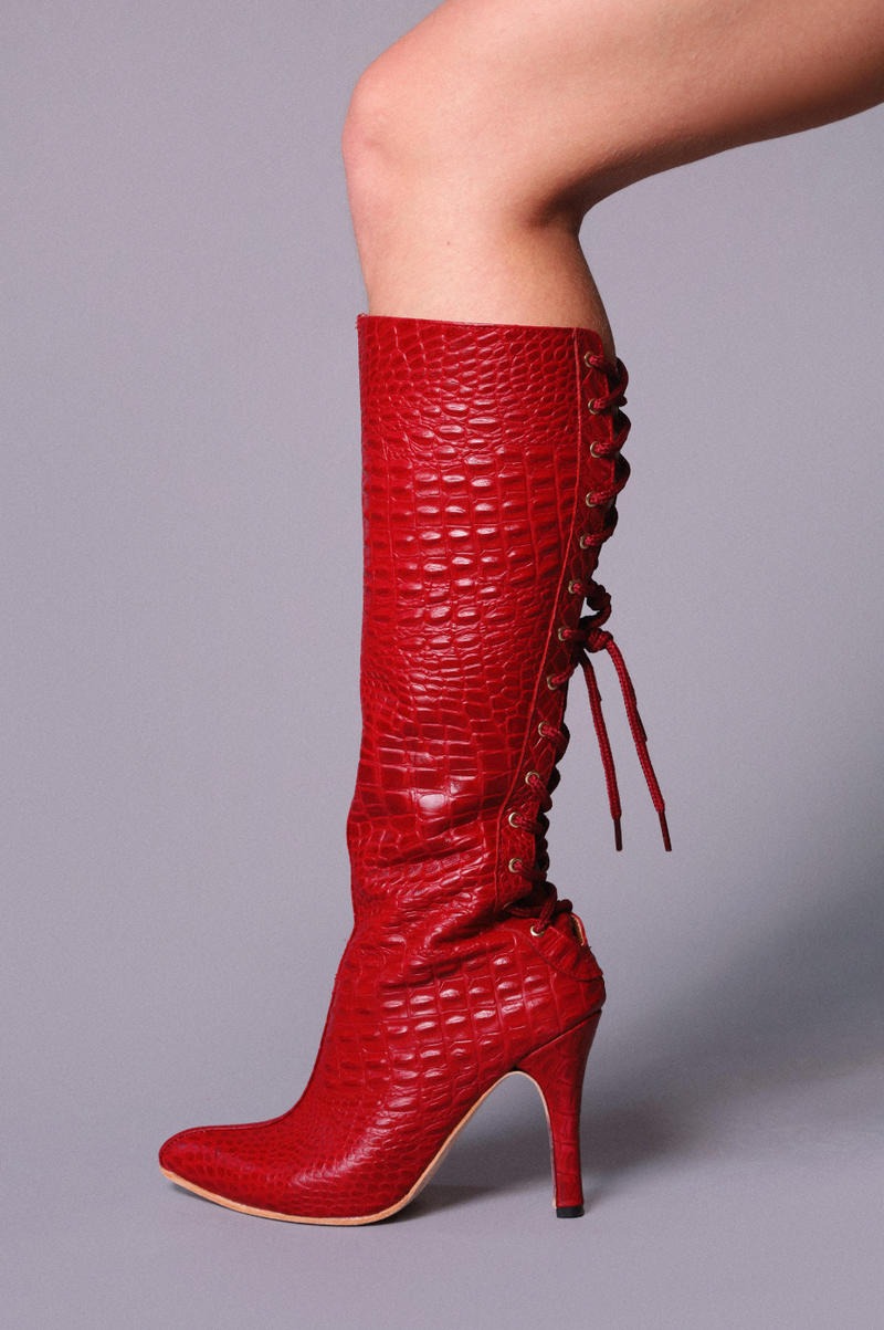 BOTAS MARIA FÉLIX ROJA